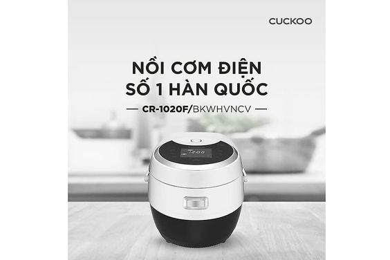 Nồi cơm điện Cuckoo 1.8 lít CR-1020F điều khiển dễ dàng